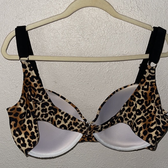 Rampage Plus size animal print bikini top 2X - Picture 3 of 5